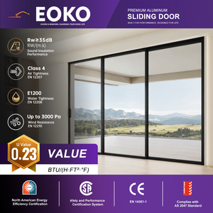 EOKO NFRC Aluminum Sliding Door Triple Glazed Low-E Thermal Break