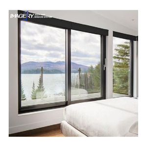 Best Latest Black Anti Theft Three Panel Bulletproof Aluminum Sliding Window Design Price