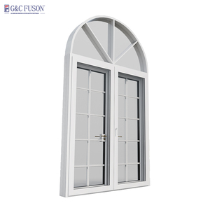 Fuson Factory ODM Custom-made French Windows Temper Glazed Balcony Window Grill Design