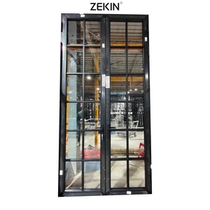 Thermal Break Hurricane Certification Double Glass Aluminum Casement Home windows SDL Window French Door