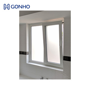 GONHO 98 Series Aluminum Alloy Modern Louver Turn and Tilt Soundproof Casement Windows