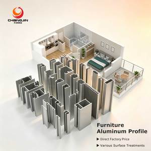 ISO CE Certified Custom Color Anodized Furniture Aluminum Profiles