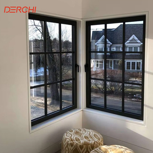 Modern Narrow Frame Commercial Customized Triple Glazed Aluminum European Style Windows