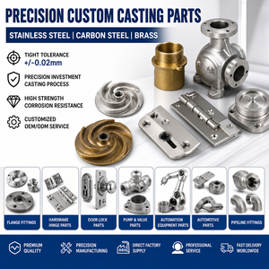 Custom 304 Stainless Steel Door Hinge Precision Casting