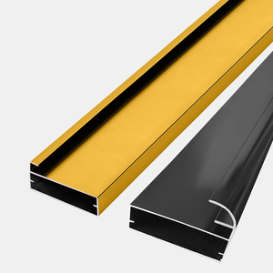 45 Degree Glass Door Aluminum Frame Profile