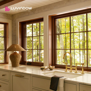 Elegant Modern Design Aluminum Clad Wood Windows Vintage Casement Windows